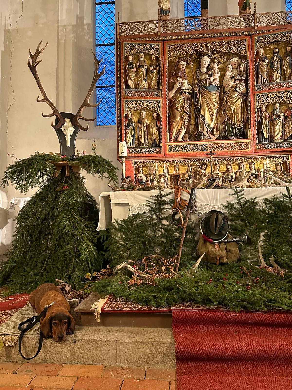 Hubertusandacht in Passow