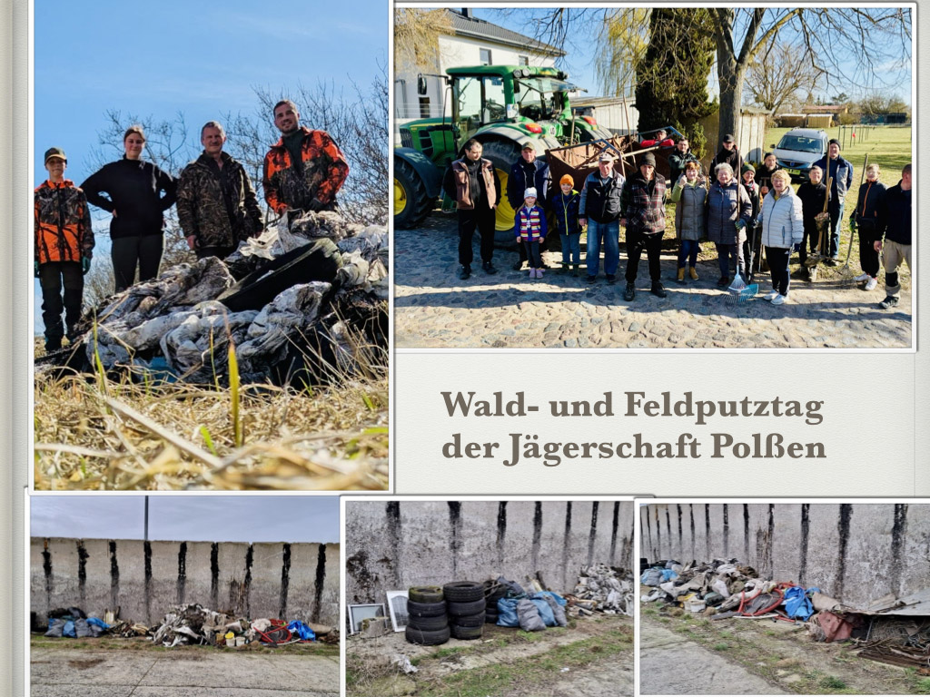 Feld- und Waldputztag der Jägerschaft Polßen