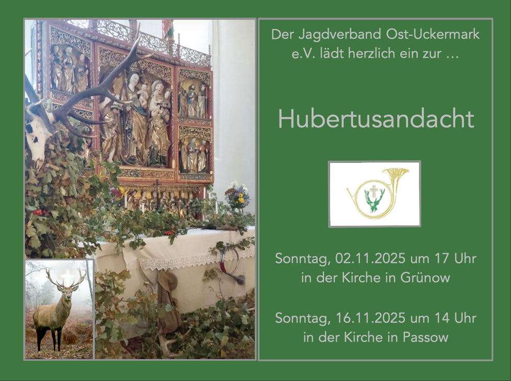 Banner Hubertusandacht 2025